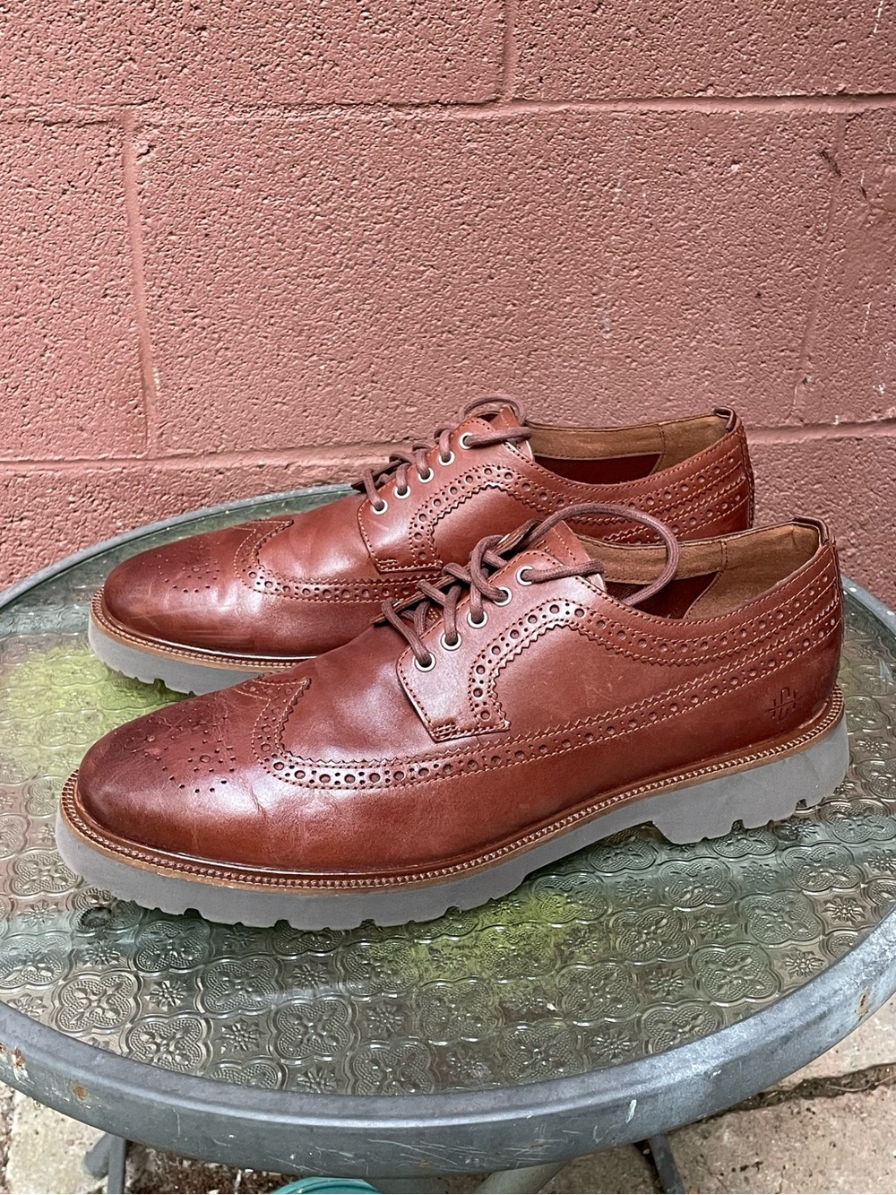 Cole Haan American Classics Longwing Oxford Shoes Size 12